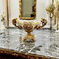Barok Gold Antik Dekoratif Kase